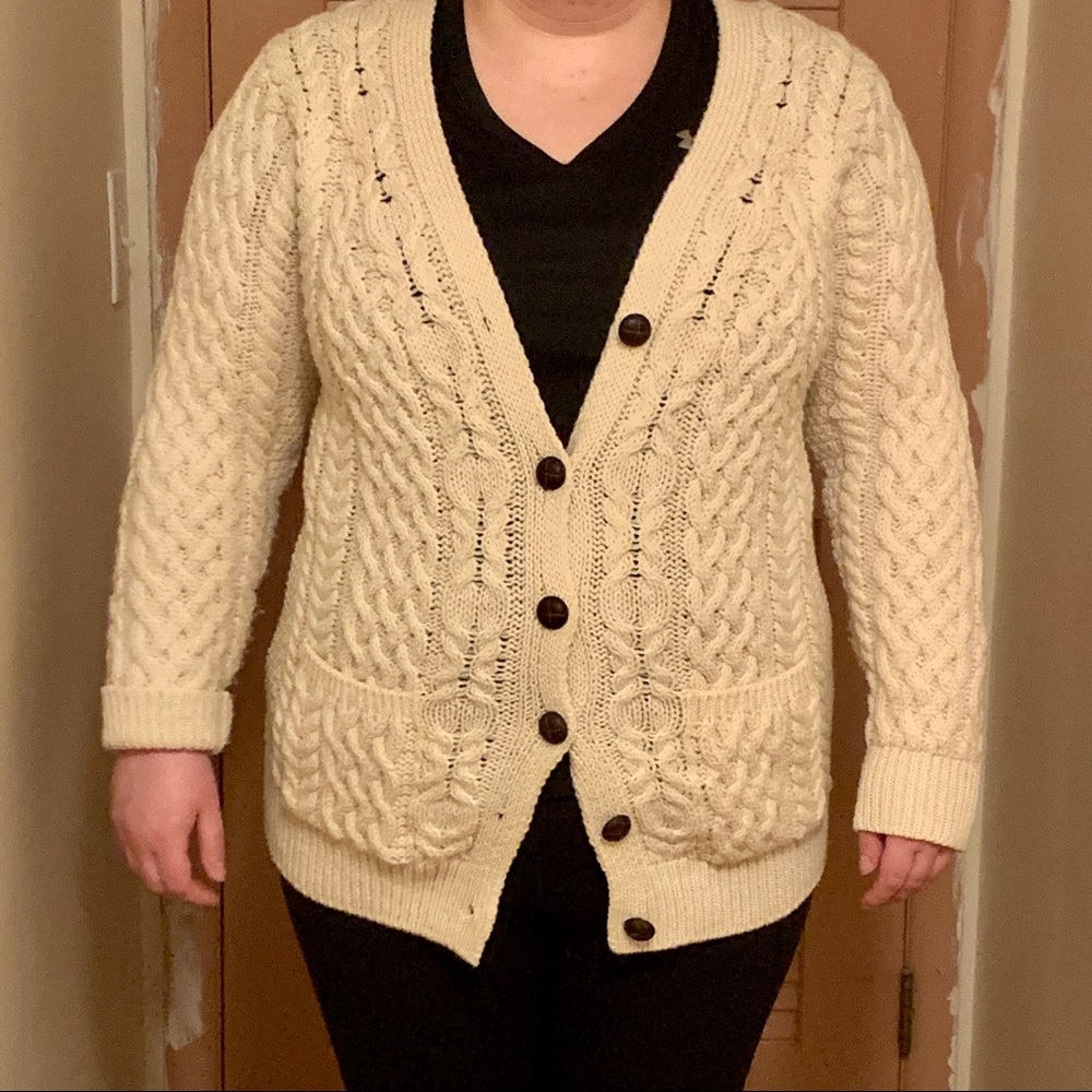 Aran Crafts Merino wool Irish sweater